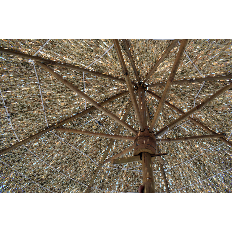 bamboo54 thatch patio umbrella Bamboo54 Sea Grass Umbrella - Natural Shade for Patio & Beach