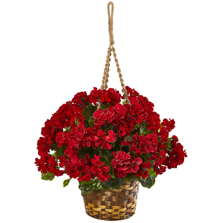Hanging Spring Florals Basket