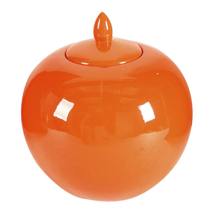A&B Home Modern Lidded Jar - Orange - Small image - 1