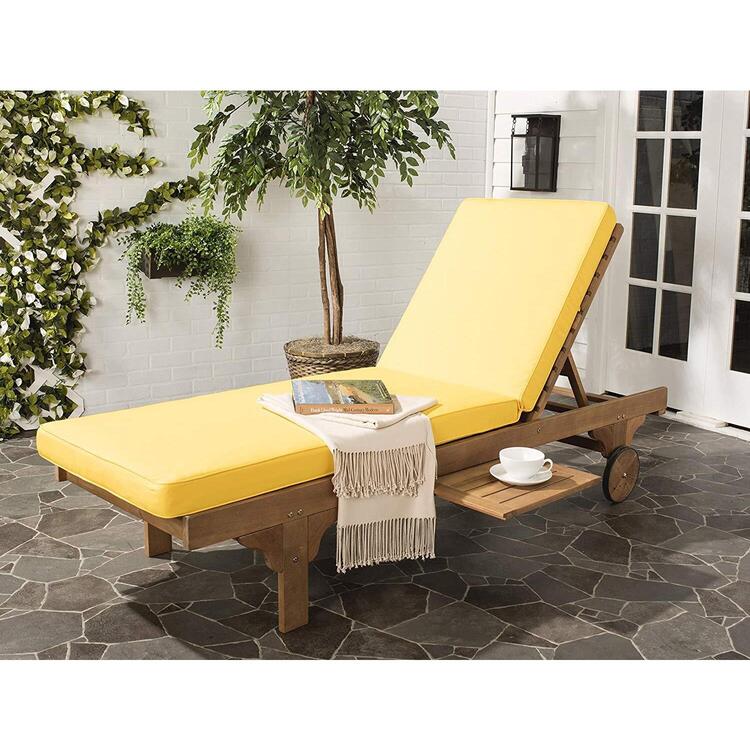 Safavieh Newport Chaise Lounge Chair With Side Table image - 1