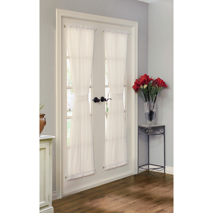 Thermavoile Rhapsody Lined Rod Pocket Curtain Door Panel - Thumbnail 2