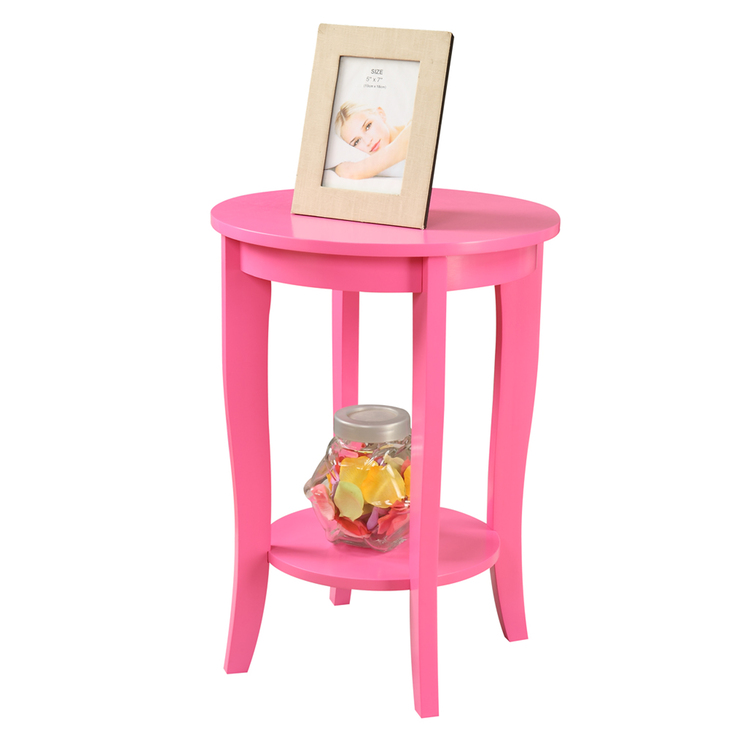 Convenience Concepts American Heritage Round End Table image - 1