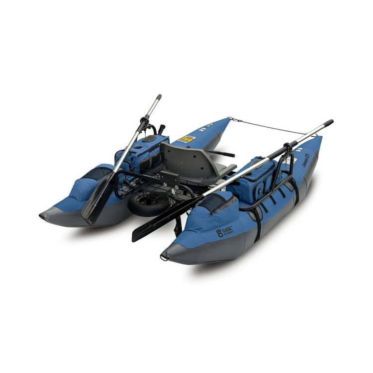 classic accessories 9ft fishing pontoon boat Classic Accessories Pontoon Boat with Swivel Seat