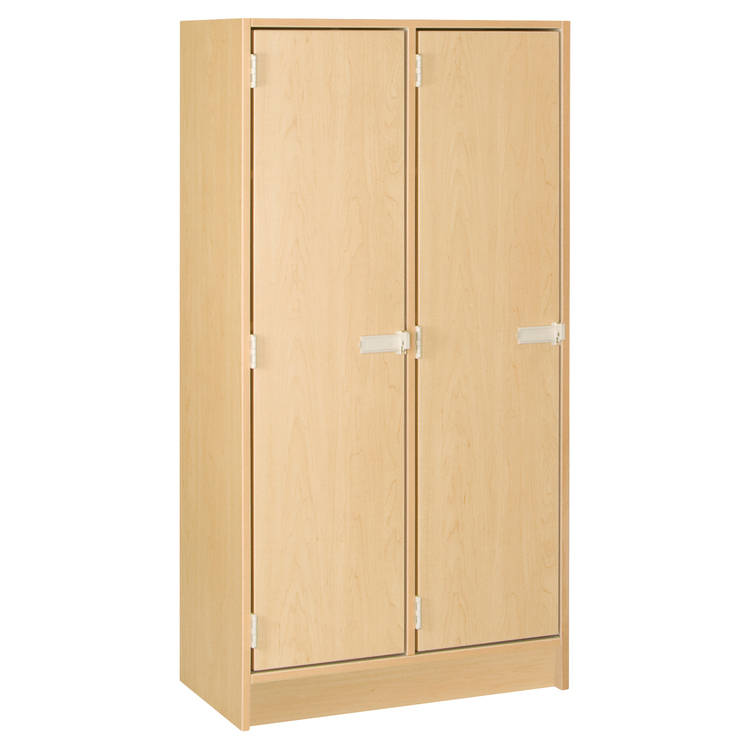 ID Systems Double Locker Storage with Locking Doors and Upper Shelf-30" D x 18" W x 59" H image - 1