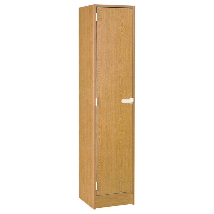 ID Systems Single Locker Storage, Locking Door, 72" High Upper and Lower Shelves-16" D x 18" W x 72" H image - 1