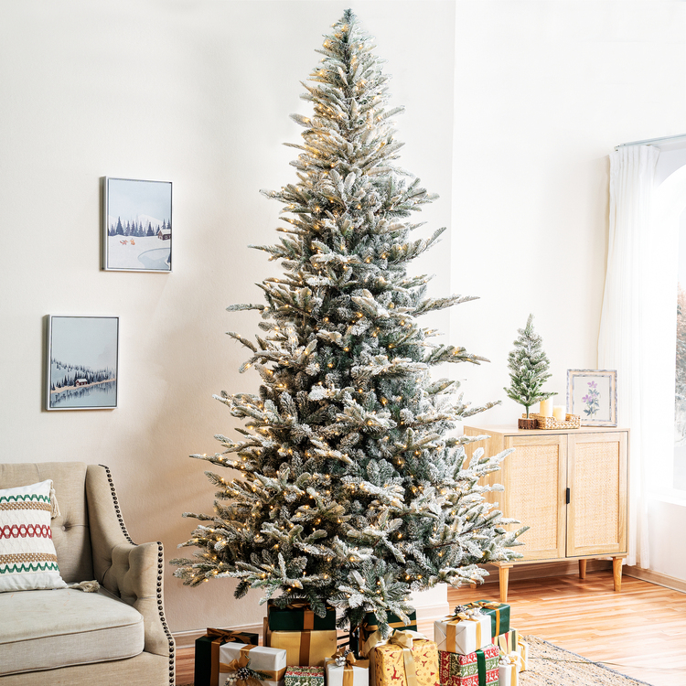 Naomi Home Marley Rustic Snowy Christmas Tree image - 1