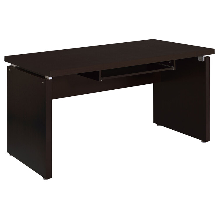 Coaster Skylar Computer Desk with Drop Down Drawer Cappuccino ...