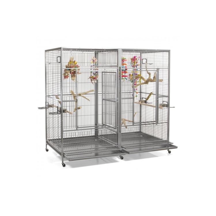 A&E Cage 80"x40" Double Macaw Cage with Divider