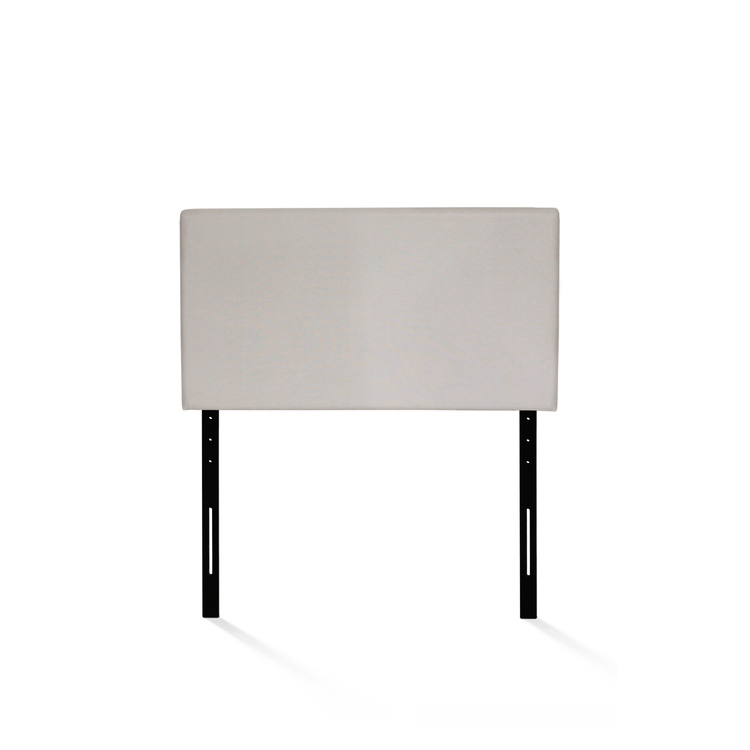 Furinno Roanne Plain Headboard, Fog, Twin image - 1
