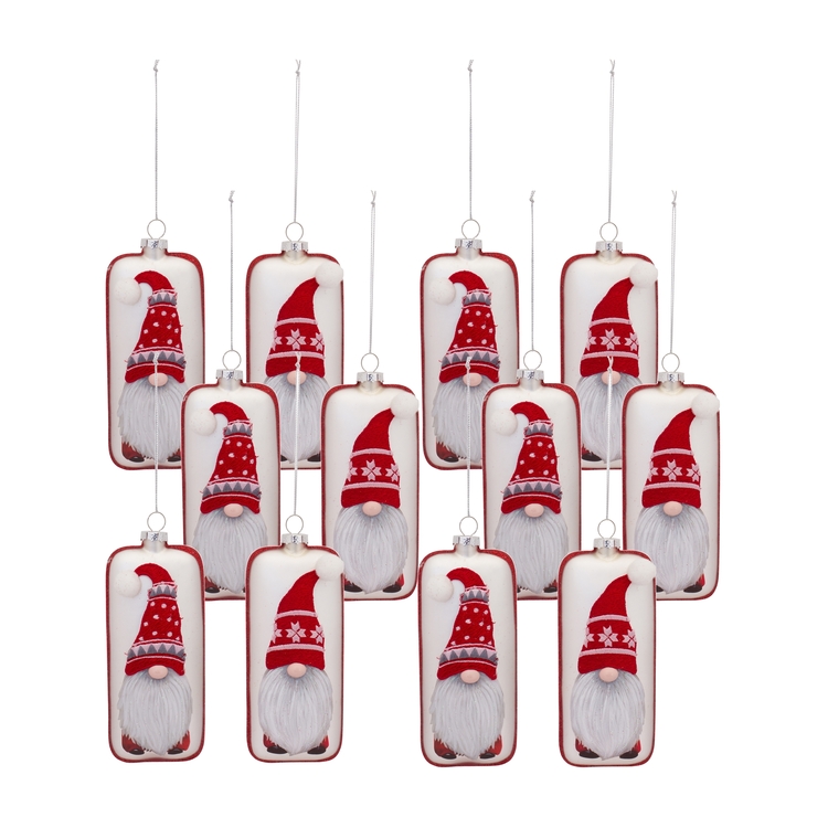 Melrose International Gnome Ornaments