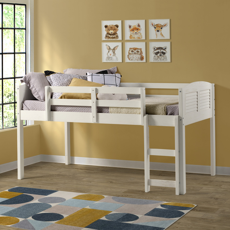 Heather Low Loft Louver Bed by Naomi Home image - 1