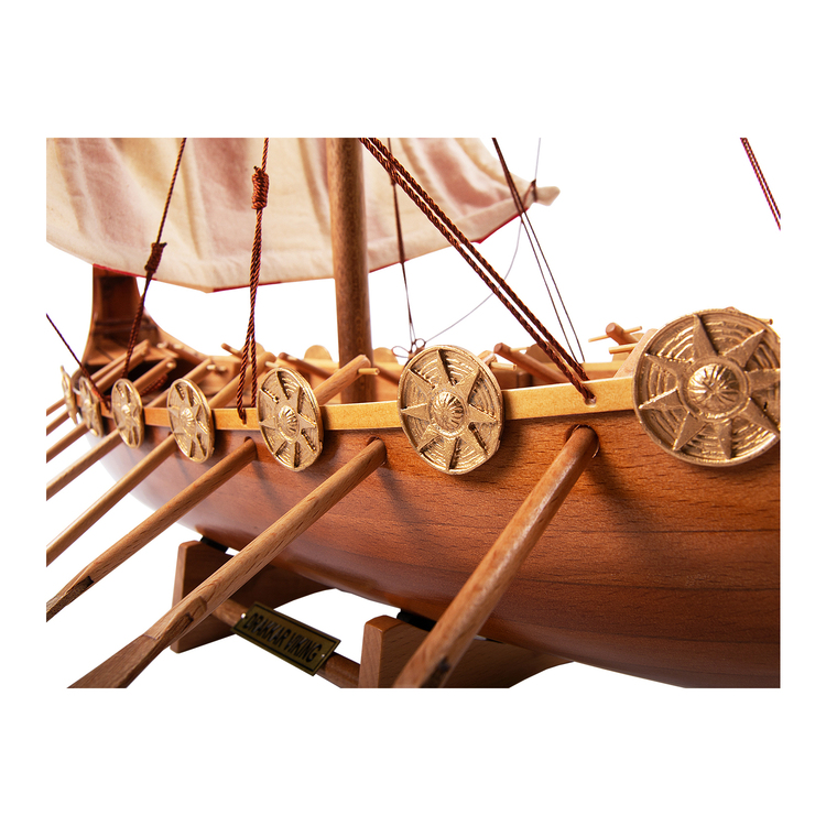 Old Modern Handicrafts Drakkar Viking Historic Boat Model - Image 8