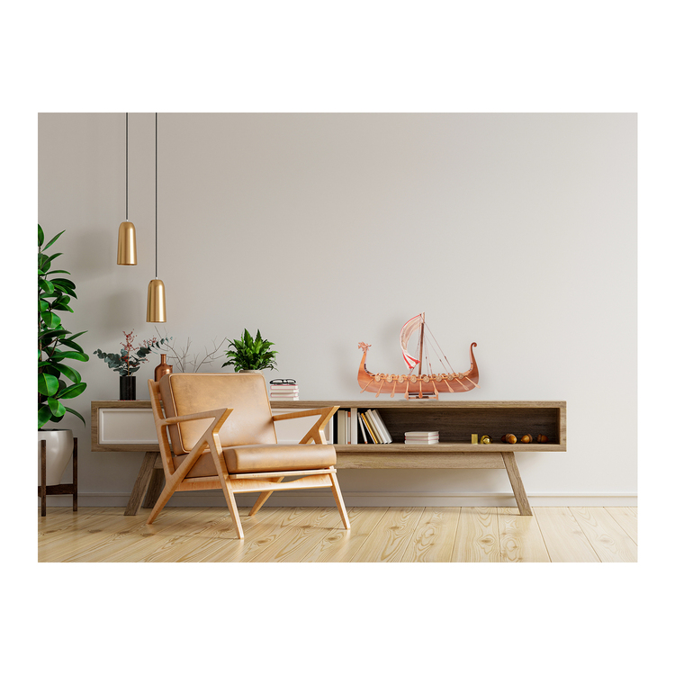 Old Modern Handicrafts Drakkar Viking Historic Boat Model - Image 9