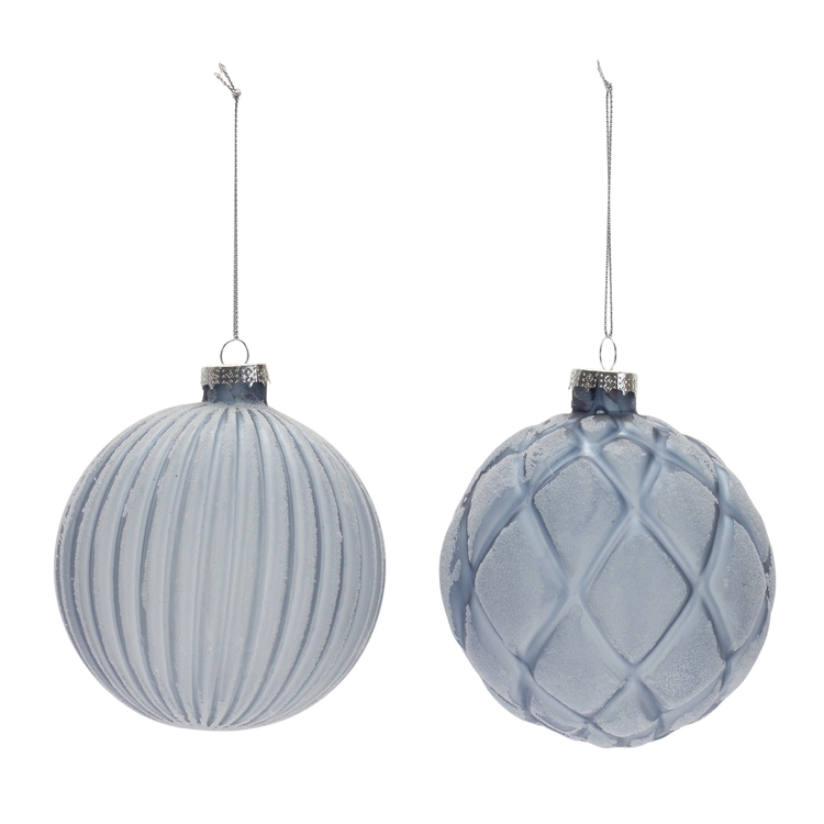 MELROSE International Glass Ball Ornaments - Thumbnail 3