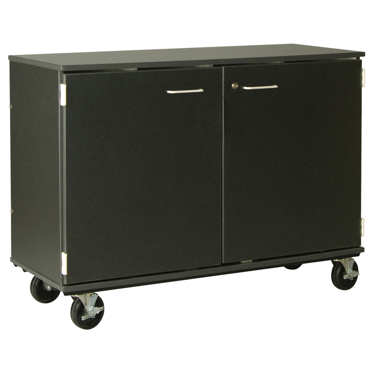 ID Systems Mobile Band/Orchestra Folio Storage - 51 Compartments with Doors-48" D x 20" W x 40" H image - 1