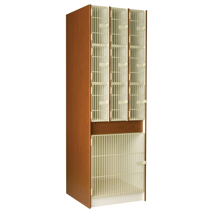 ID Systems 10 Section Instrument Storage with Acousti-Grille doors, 27"W x 84"H x 29"D image - 1