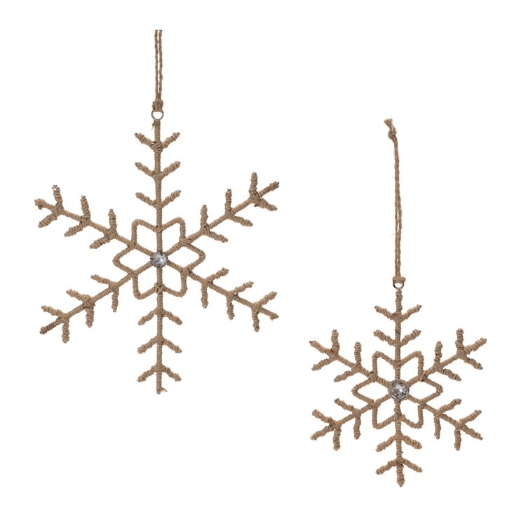 Melrose International Snowflake Ornament - Thumbnail 2