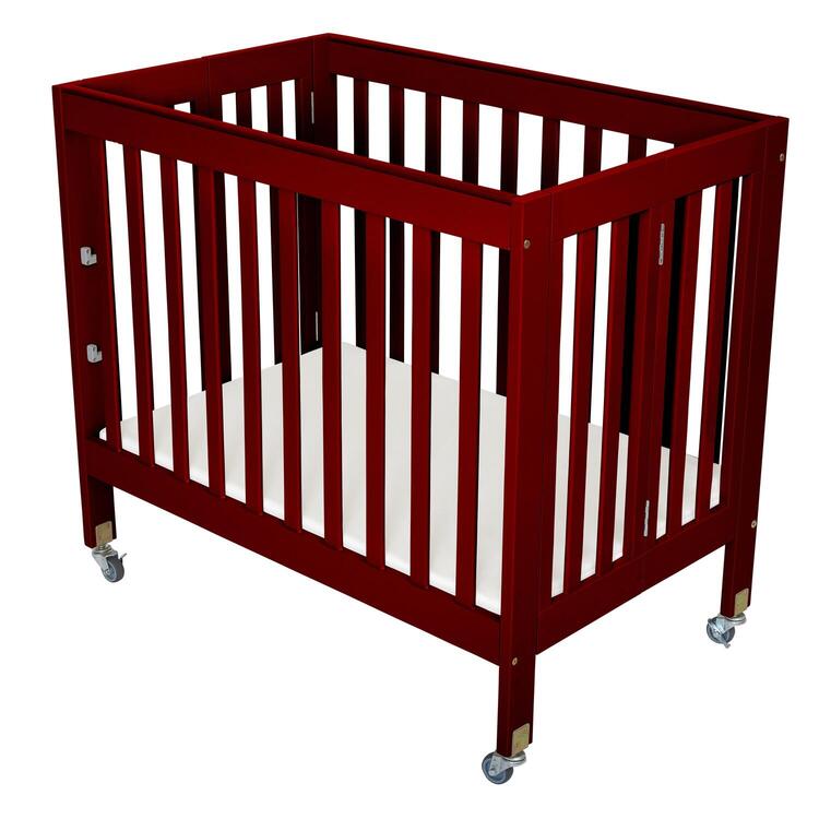 Portable Crib for Travel and Storage - Fizzy Baby Cherry Style - Fizzy Baby image - 1