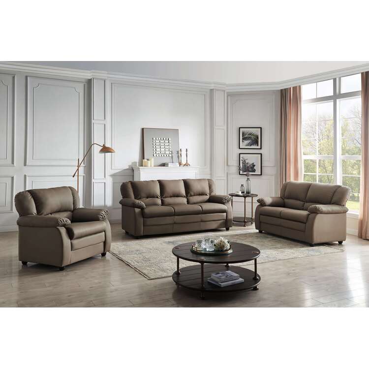 Room Designs Sofa Taupe Transitional Rectangle image - 1