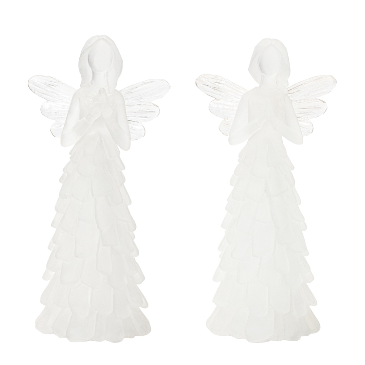 Melrose International Angel (Set of 4) 6.5"H Resin image - 1