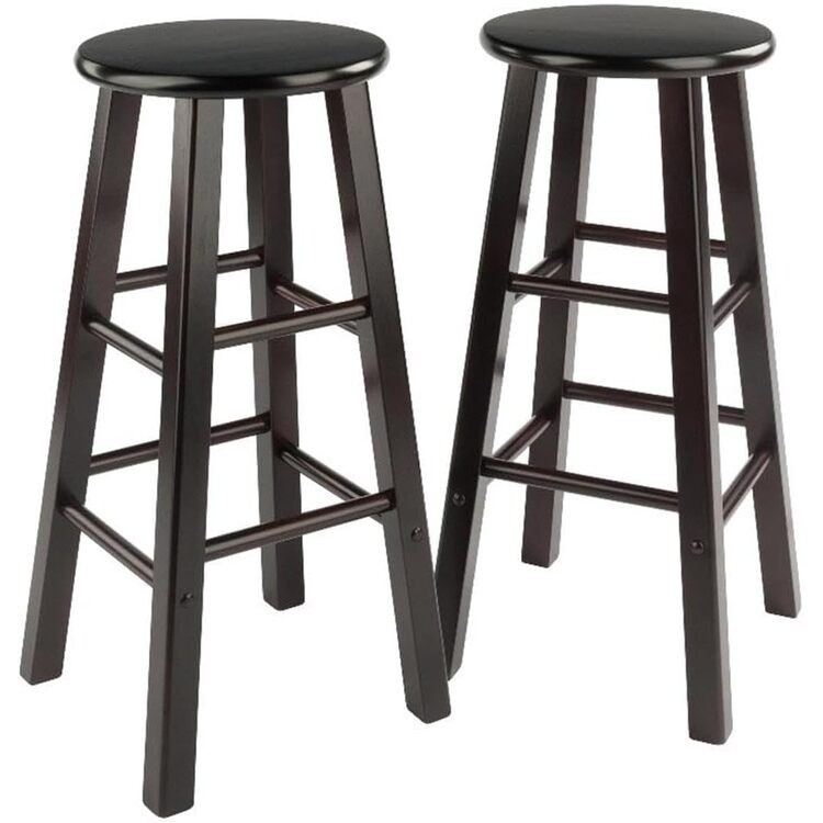 Winsome Element 2-Pc Bar Stool Set, Espresso image - 1
