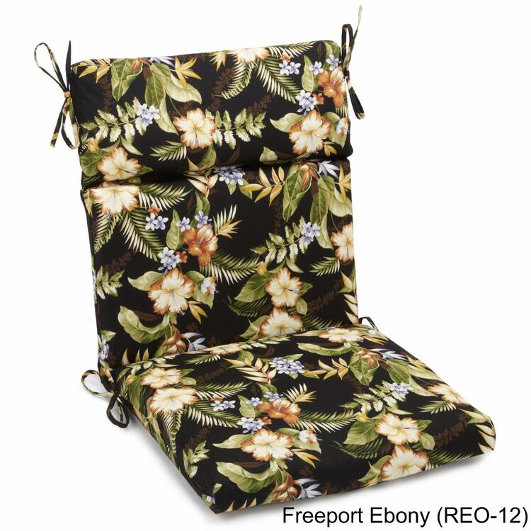 Outdoor Rectangular Chair Cushion - 22 x 45 Spun Polyester - Blazing Needles image - 1