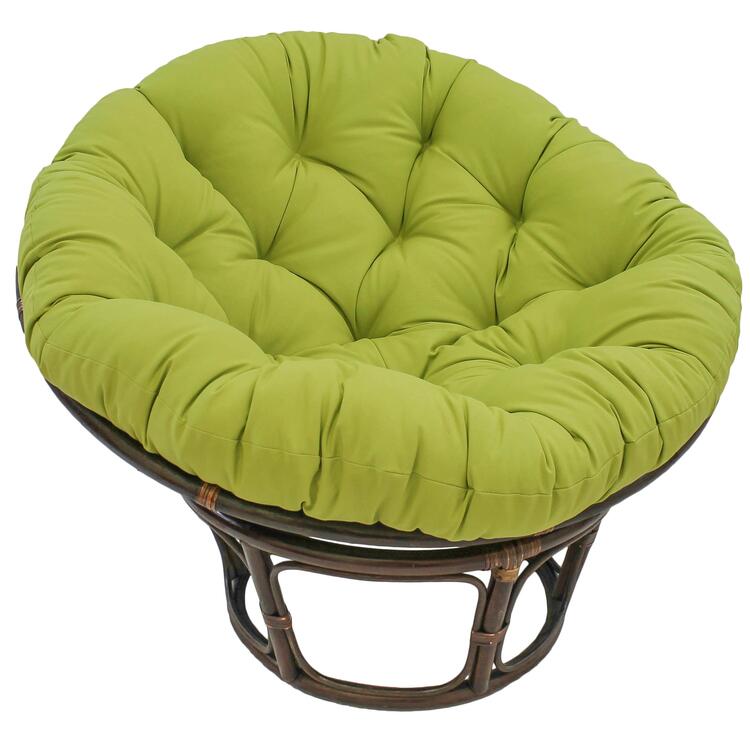 44-inch Solid Twill Papasan Cushion (Fits 42-inch Papasan Frame) image - 1
