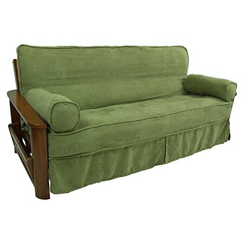 Blazing Needles Solid Microsuede Double Corded 8 to 9inch Full Futon