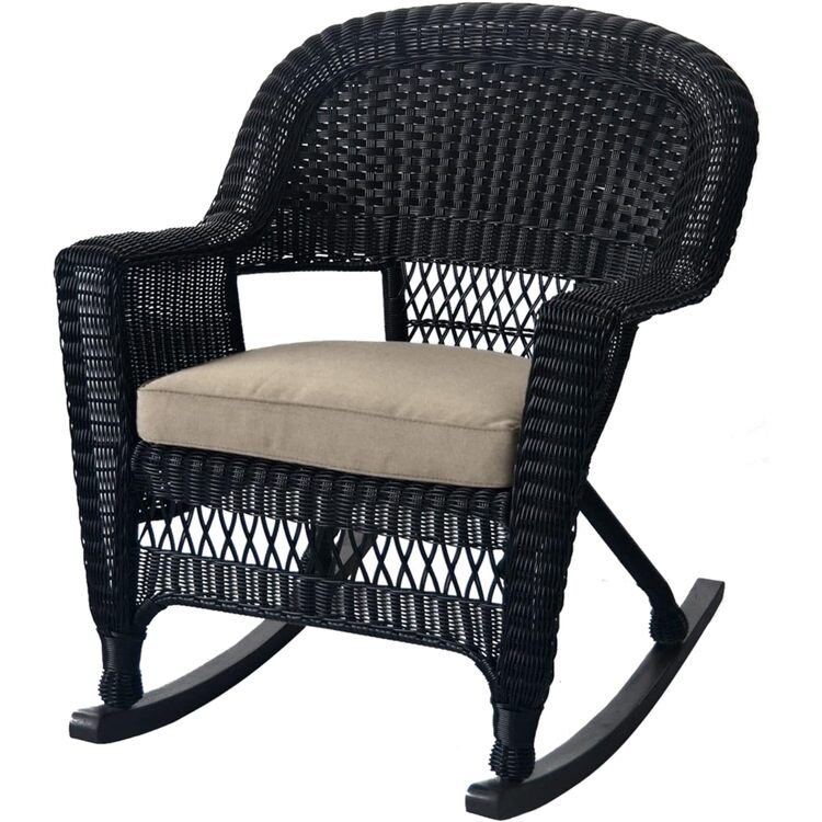 Jeco Wicker Rocking Chairs - Set of 2 - Outdoor & Patio - Image 4