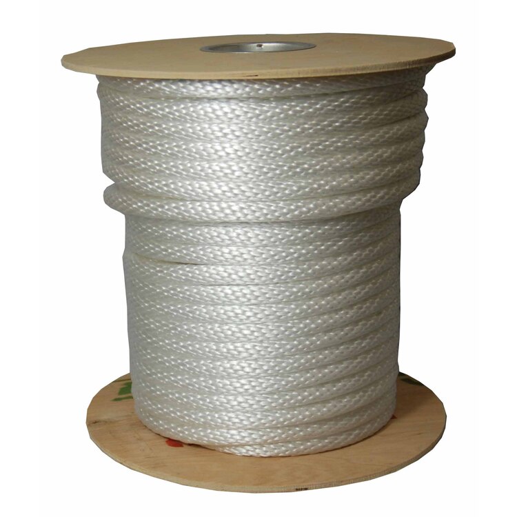 T.W . Evans Cordage Derby Rope - 5/8" x 200ft White Propylene - image - 1