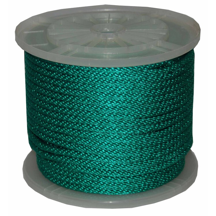 T.W . Evans Cordage Derby Rope - 5/8" x 200ft - Green Propylene image - 1