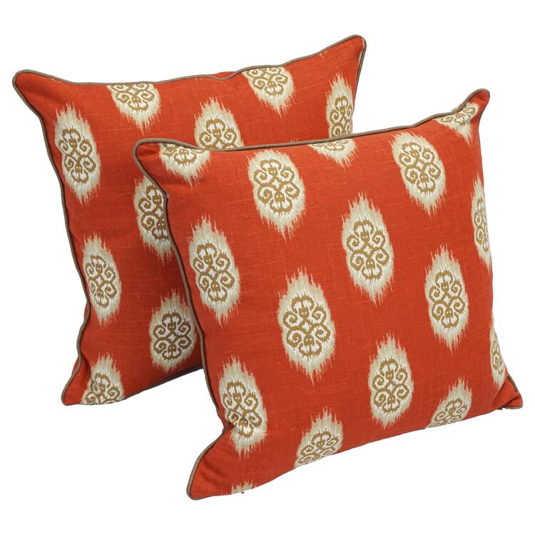 Blazing Needles 18-inch Corded Throw Pillows