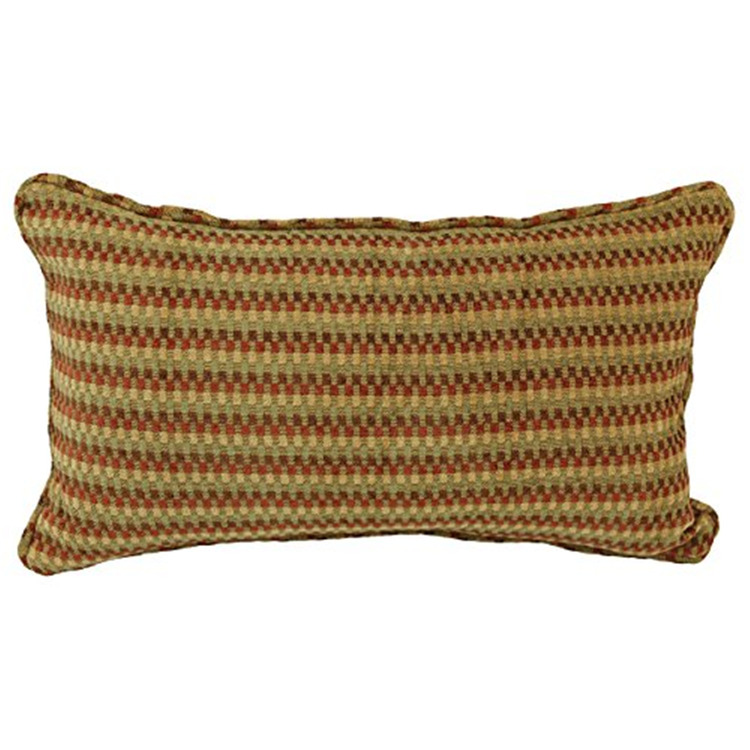 Gingham Brown Floral Pattern Throw Pillow for Classic Comfort & Style image - 1