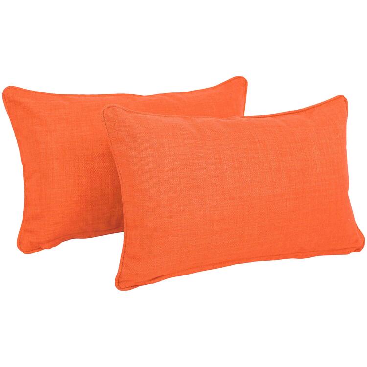 Comfortable Outdoor Back Support Pillows for Patio Furniture, Set of 2 image - 1