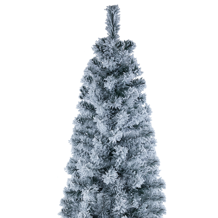 Naomi Home Snow Frosted Artificial Spruce Christmas Tree - Image 4