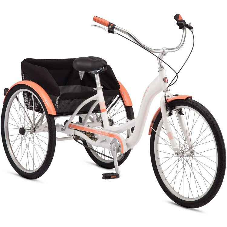Schwinn Meridian Comfort Adult Tricycle with Basket, 26 Inch