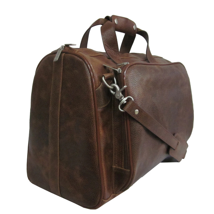 2-Piece Leather Luggage Set