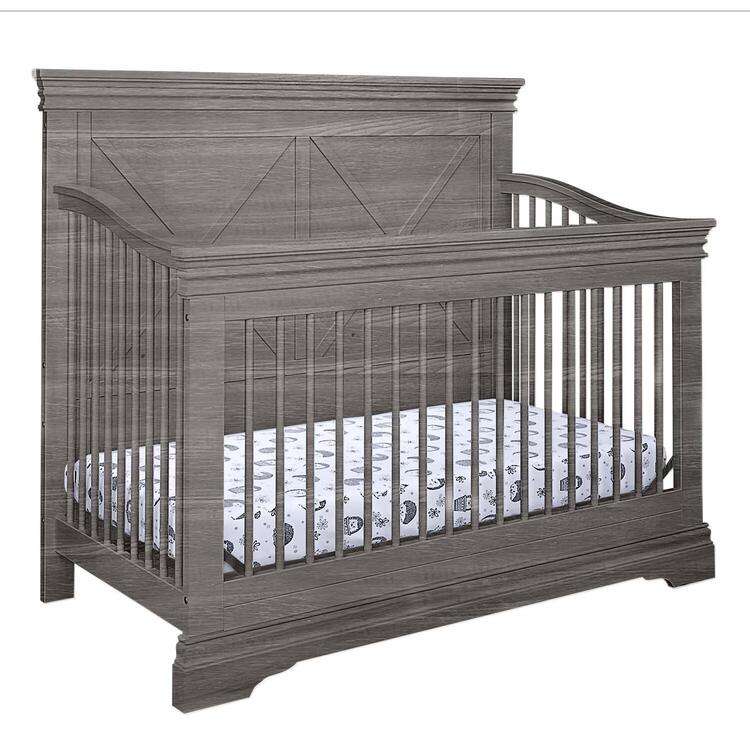 weathered crib