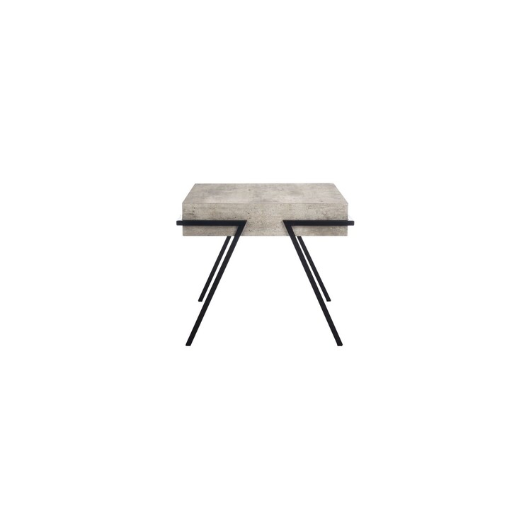Grey Black Wood Square Accent Table - Safavieh image - 1