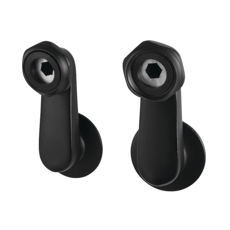 Aqua Vintage AE3SE0 Swivel Elbows for Tub Faucet, Matte Black image - 1