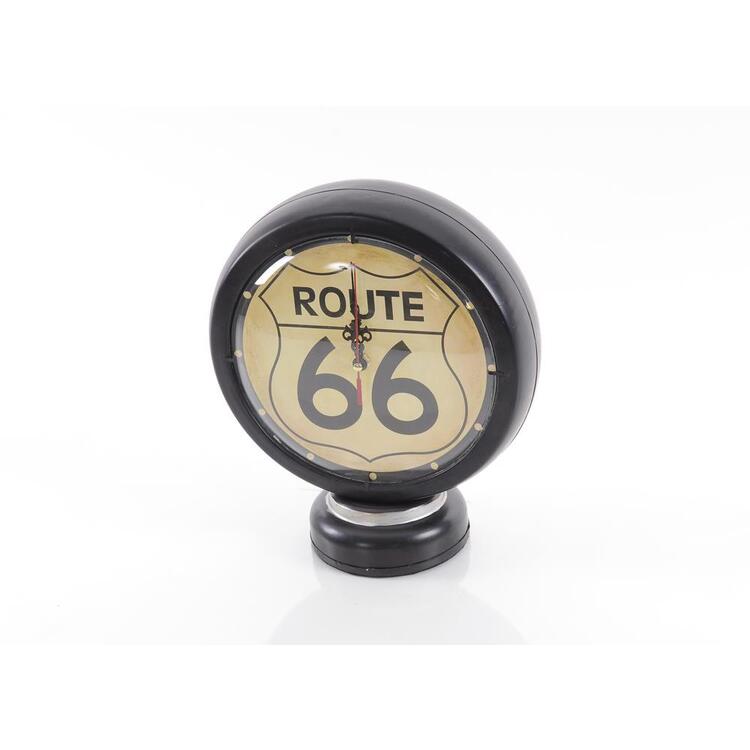 Old Modern Handicrafts Black Gasoline 66 Gas Pump Clock image - 1
