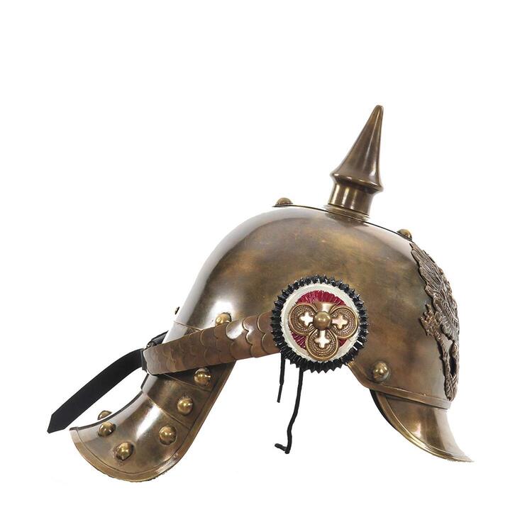 Wooden Brass Binoculars on Tripod Stand - Victorian Style - Old Modern Handicrafts image - 1