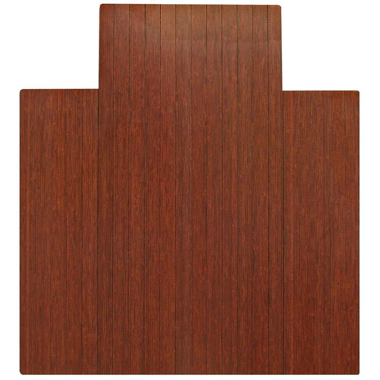 Anji Mountain Bamboo Roll-Up Chairmat, With Lip image - 1