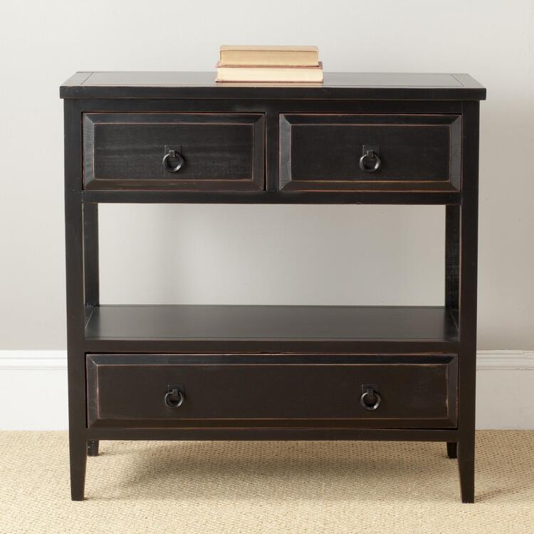 Black Fir Wood Sideboard Furniture - Safavieh image - 1
