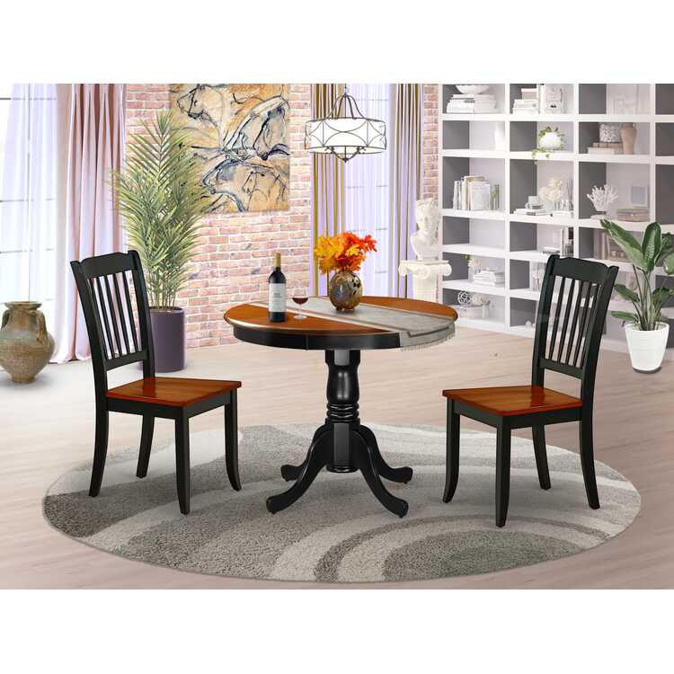 Small Round Dining Table Set with Chairs 36 Inch