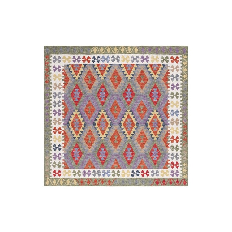 Safavieh Aspen 415 Rugs, Ivory / Grey, 7' X 7' , Square image - 1