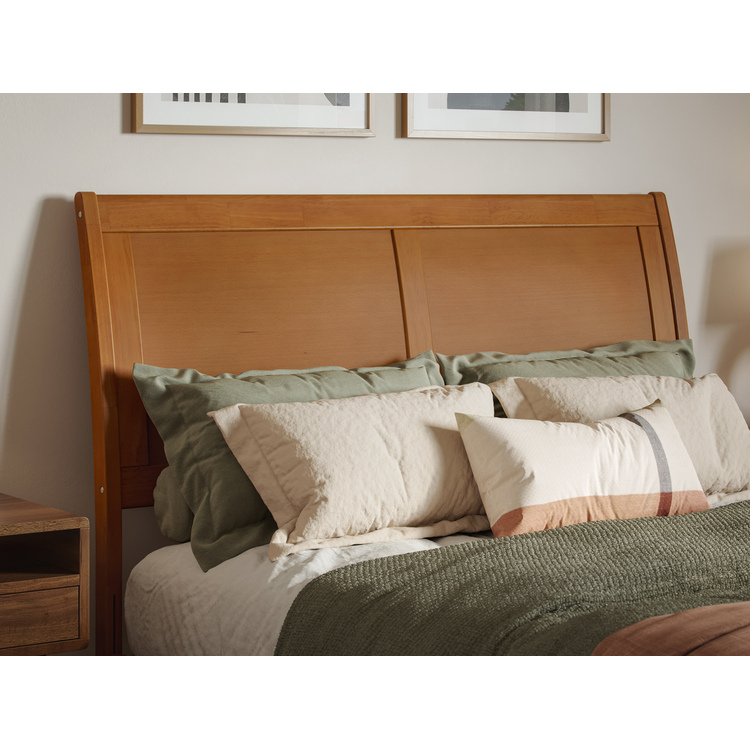 AFI Furnishings Portland Full Sleigh Solid Wood Panel Headboard