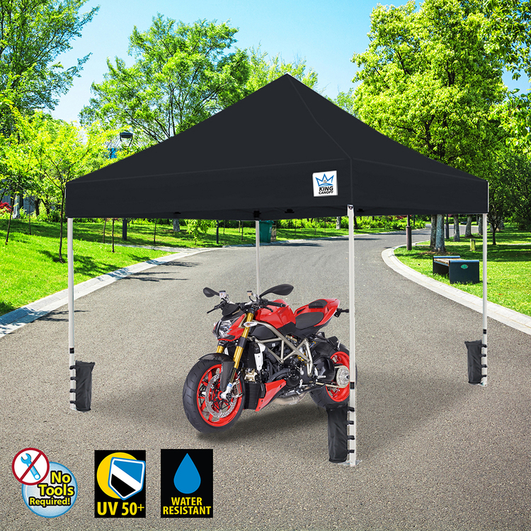 King Canopy Ares 10x10 Instant Pop-Up (Black)