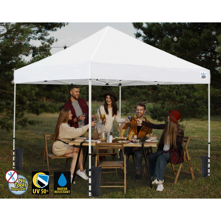King Canopy Ares 10x10 Instant Pop-Up (White)