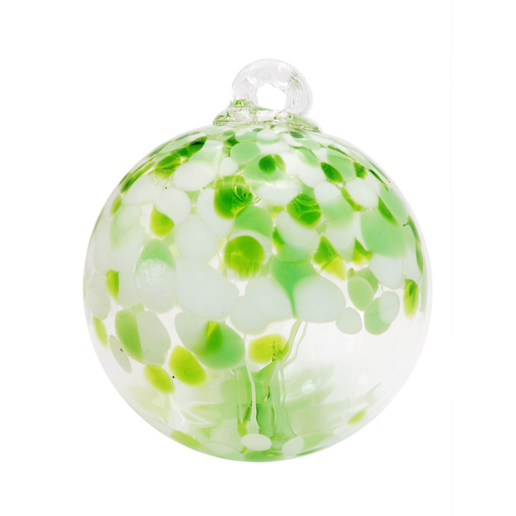 Dale Tiffany Tree of Life - Celtic Hand Blown Art Glass Ornament-4"D image - 1